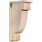 Ekena Millwork Alpine Smooth Corbel w/Backplate, Douglas Fir, 7 1/2"W x 12"D x 24"H COR08X12X24ALP01SDF - alternate 1